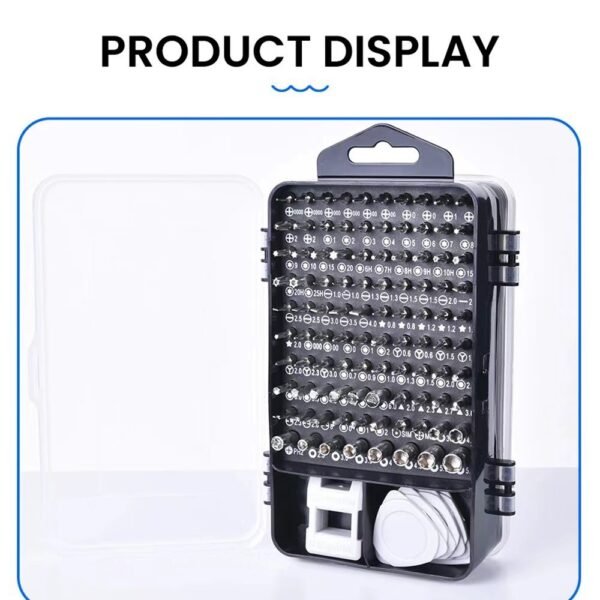115 in 1 screwdriver tool set, mobile phone repair and disassembly tool, home multifunctional manual - Image 4