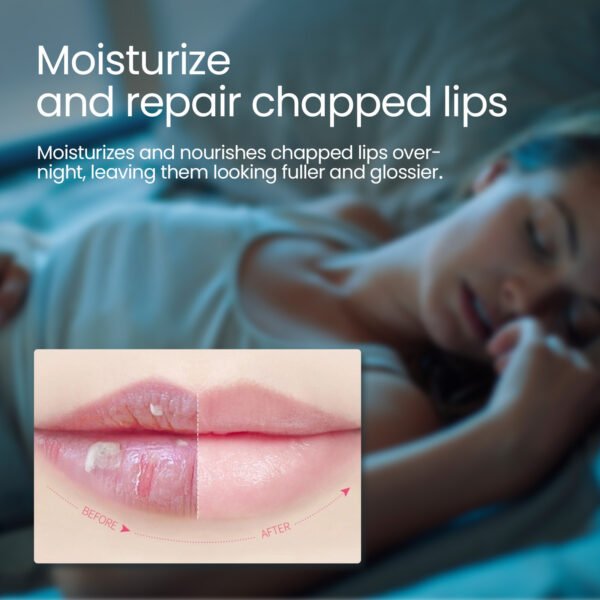 EELHOE Lip sleeping mask. Moisturizing, nourishing, gentle exfoliation of dead skin, making lips plump, full, and smooth - Image 4
