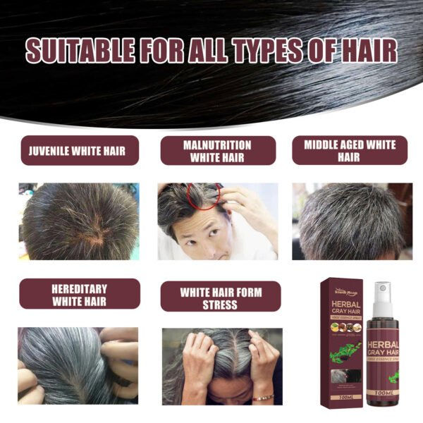 South Moon Herbal Blackening Hair Lotion Polygonum Multiflorum Herbal essence Moisturizing Hair Conditioner - Image 2