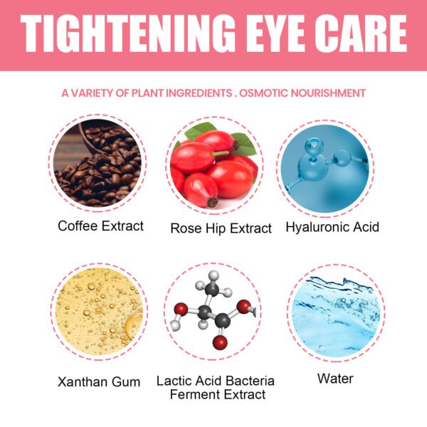 WestMonth Rosehip eye cream stick for moisturizing, hydrating, reducing fine lines, dark circles, and tightening the eye area - Image 5