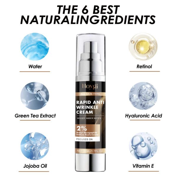 Hoygi Anti-aging cream. It can fade facial fine lines, moisturize and nourish the skin, brighten and tighten the skin. Anti-wrinkle cream - Image 8