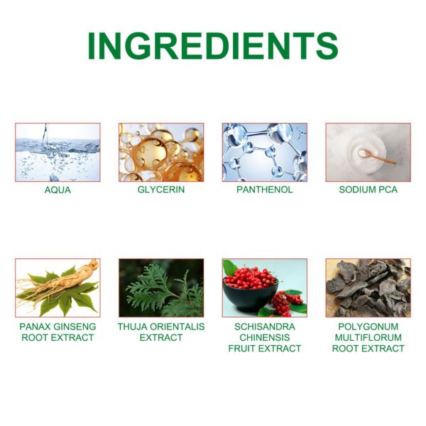 South Moon Herbal Blackening Hair Lotion Polygonum Multiflorum Herbal essence Moisturizing Hair Conditioner - Image 3