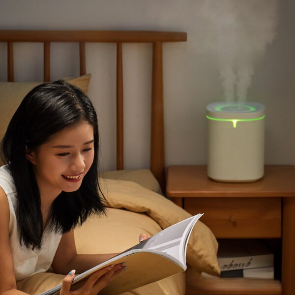 5L Large Capacity Home Silent Bedroom Office Mother and Child Aromatherapy Machine Colorful Night Light Heavy Fog Humidifier - Image 2