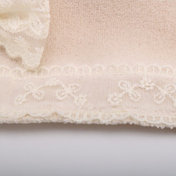 Bow towel, coral fleece, water absorbing, quick drying, no shedding of hair. Household face towel, headscarf wiping - Image 2