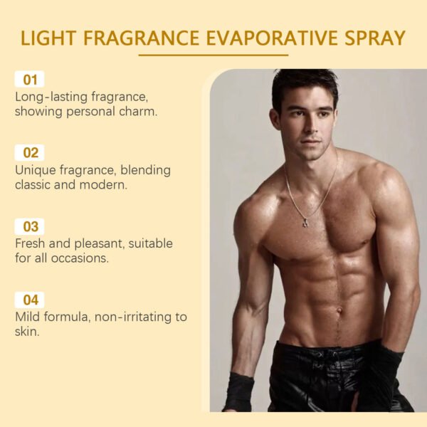 Charismatic Eau de Cologne for Men. This cologne perfume offers long - lasting fragrance, with a light, delicate and fresh scent that creates a charming atmosphere - Image 7