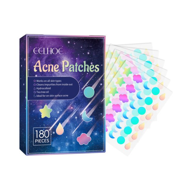 EELHOE Pimple patches. Hydrocolloid patches for facial skin to close pores and clean pimples - Image 5