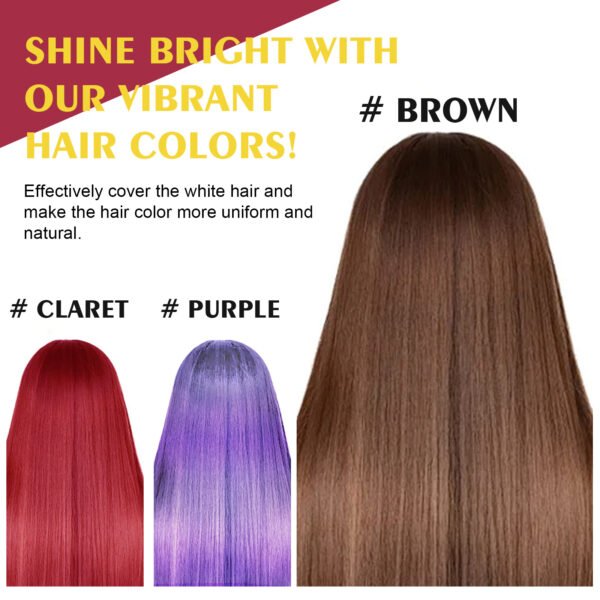 EELHOE Black Hair Hairdressing Shampoo Series is gentle, non irritating, and moisturizing, making it easy to change hair color and wash hair - Image 4