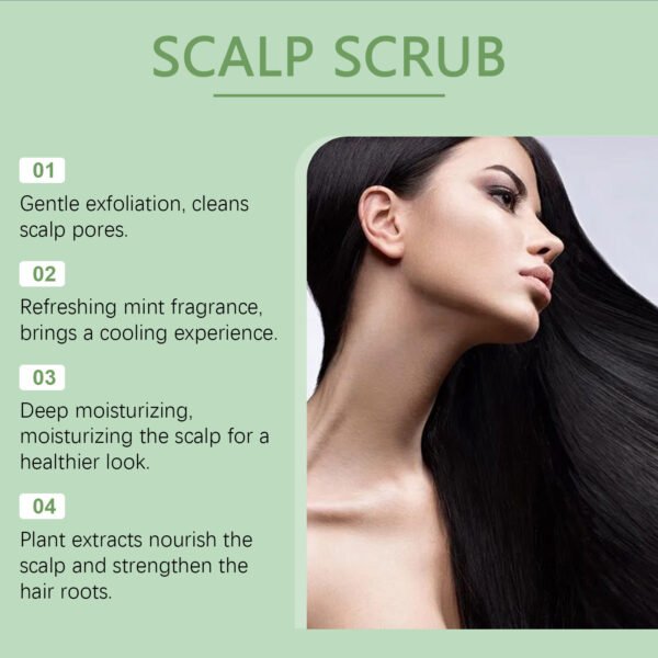 HOEGOA Rosemary scalp scrub. A gentle hair cleanser that moisturizes, cools, and soothes the scalp - Image 4