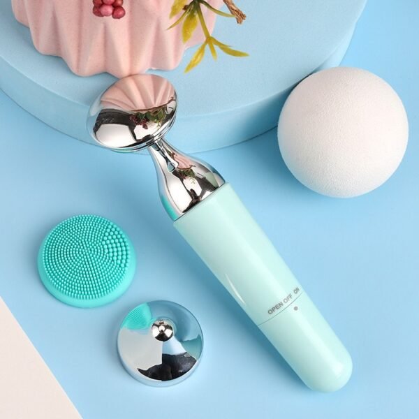 Electric facial cleanser, facial lifting and firming beauty instrument, vibration portable massage instrument, ion introduction instrument