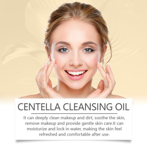 EELHOE Centella Asiatica Lightweight Makeup Remover Oil. It can gently and refreshingly clean the face and lips. Makeup remover for eyes and lips. - Image 3