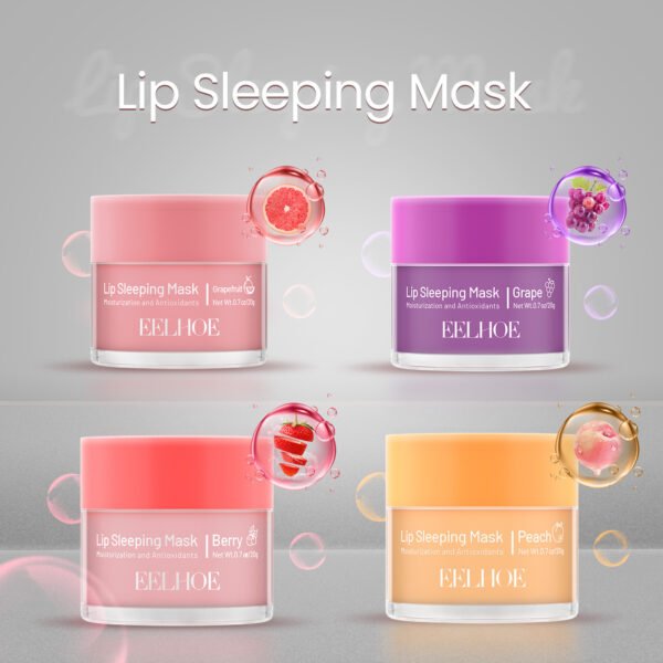 EELHOE Lip sleeping mask. Moisturizing, nourishing, gentle exfoliation of dead skin, making lips plump, full, and smooth - Image 2