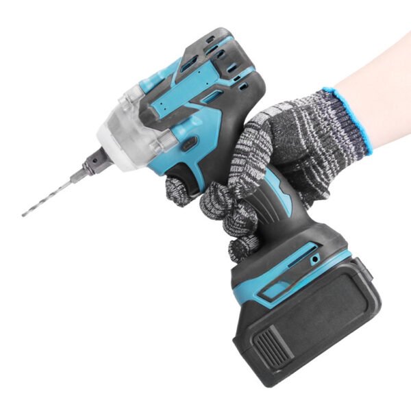 MT brushless electric wrench, high torque frame, worker tire, auto repair, rechargeable impact air cannon, lithium electric wrench - Image 4