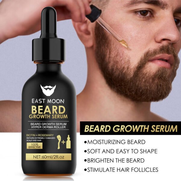 East Moon Beard care essence set for men - facial hair care for nourishment and maintenance - Image 3