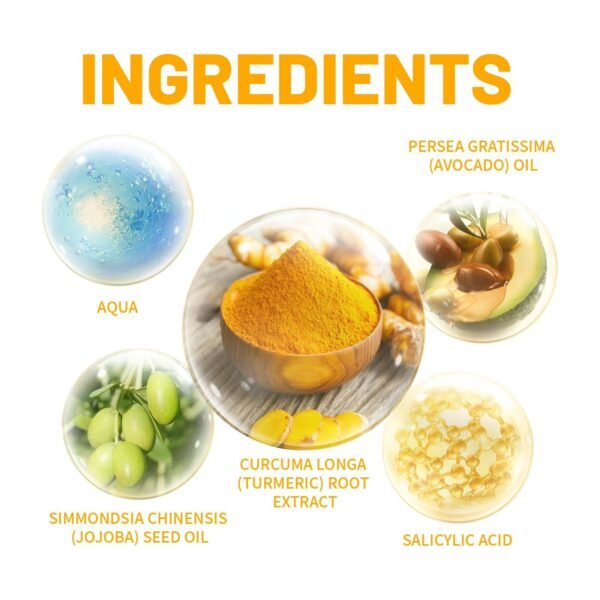 EELHOE Turmeric Radiance Cleanser. Deeply cleanses the face and removes makeup, leaving the skin refreshed and non-tightening. Turmeric Cleanser - Image 8