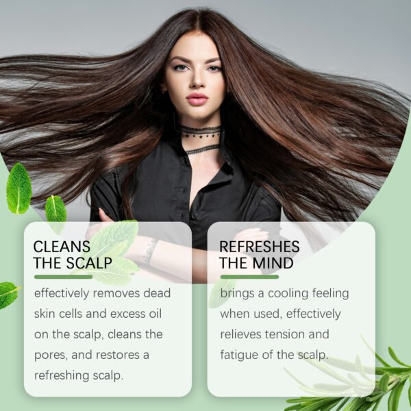 HOEGOA Rosemary scalp scrub. A gentle hair cleanser that moisturizes, cools, and soothes the scalp - Image 3