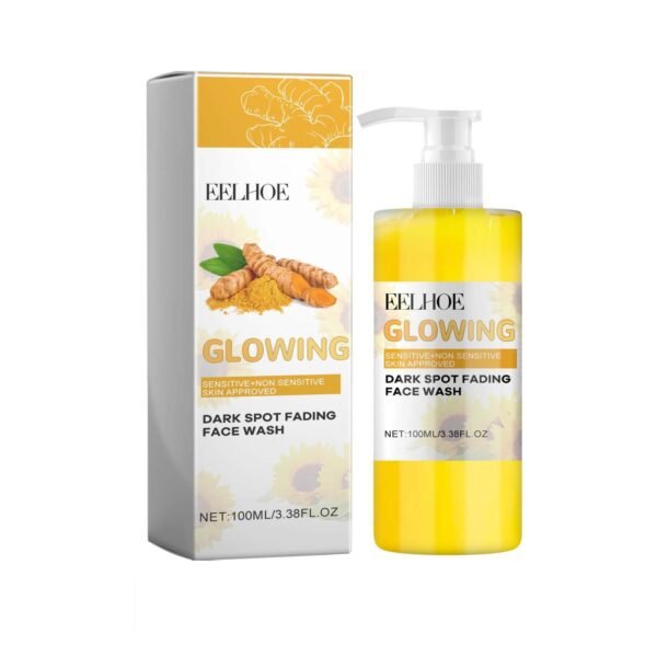 EELHOE Turmeric Radiance Cleanser. Deeply cleanses the face and removes makeup, leaving the skin refreshed and non-tightening. Turmeric Cleanser - Image 5
