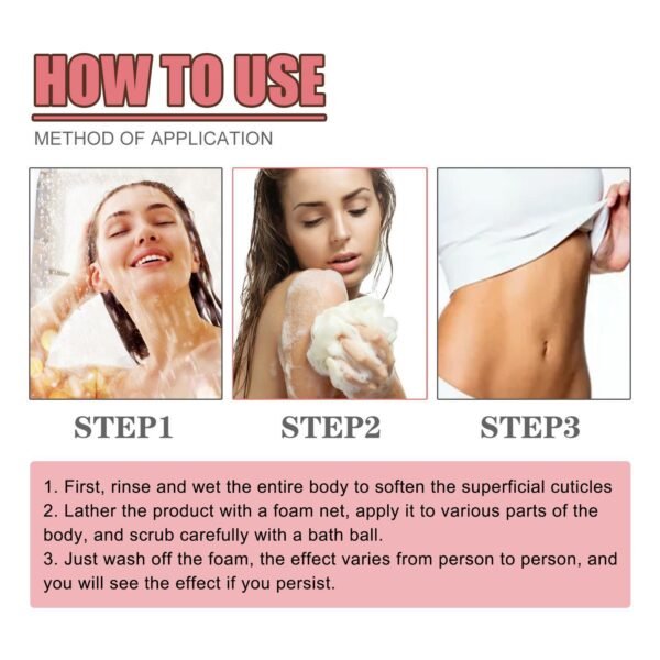 Jaysuing Exfoliating bath soap. It moisturizes the skin, removes acne and dead skin cells, fades acne marks, and cleanses the skin - Image 8