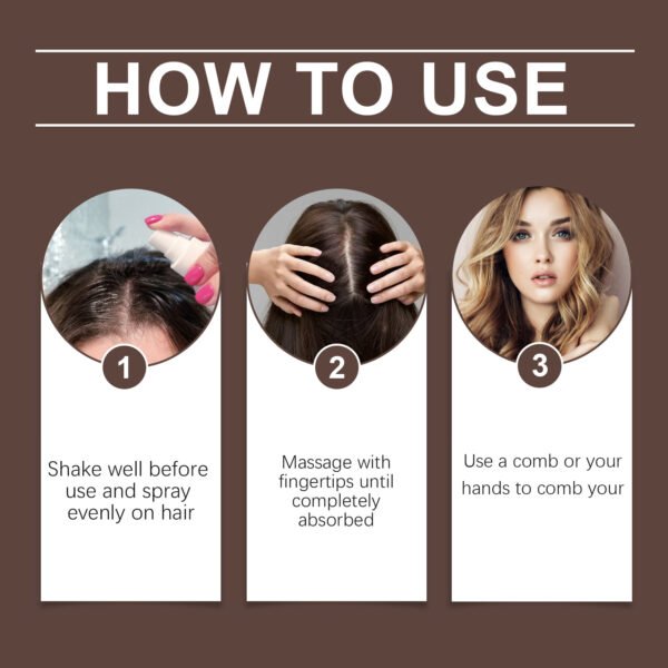 HOEGOASea salt dry hair spray, a lazy person's hairspray for fluffy, fresh and oil-removing, no-rinse hair styling dry hair spray. - Image 8