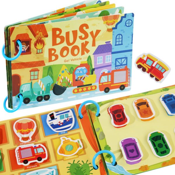 Quiet Book Baby Tearing Book Baby Hand Tearing Adhesive Book Early Education Magic Stickers Kindergarten Enlightenment Puzzle Toys - Image 5