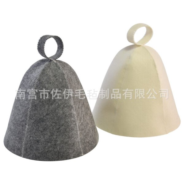 High density felt sauna hat - Image 5