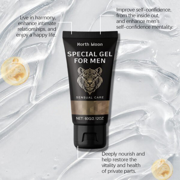 North Moon Men's Massage Gel, a herbal moisturizing and body repair massage gel for men - Image 9