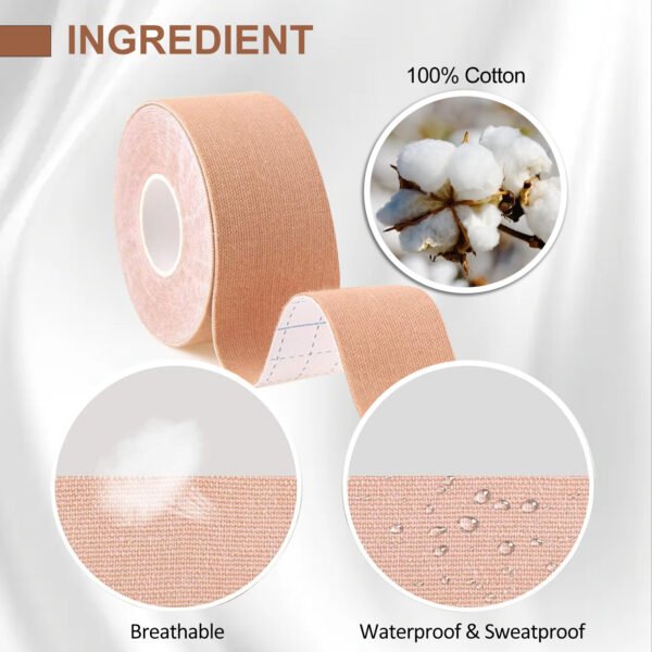 EELHOE  Myofascial facial tightening band to lift the face, prevent sagging, tighten the chin, create a V-shaped face, breathable face-lifting sticker - Image 6