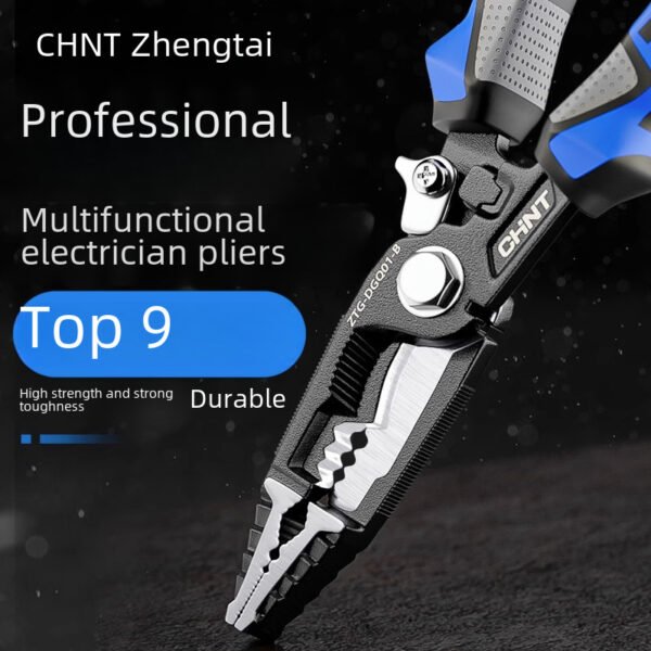 Multi functional electrician pliers, pointed nose pliers, electrician pliers, wire cutting pliers, mini manual pliers, electrician wire stripping pliers
