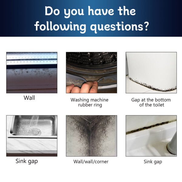 Jue Fish Mold Removal Gel Multi functional Mold Removal Agent Wall Tile Gap Bathroom Ceiling Cleaner