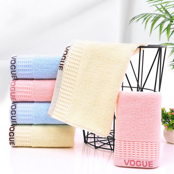Pure cotton towel, adult face wash, household thick daily necessities, ribbon mesh, pure cotton towel