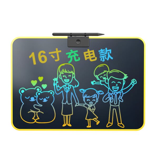 Erasable LCD Writing Board Color Children's Early Education Drawing Small Blackboard Drawing Graffiti Drawing Board Highlighting Handwritten Board - Image 5