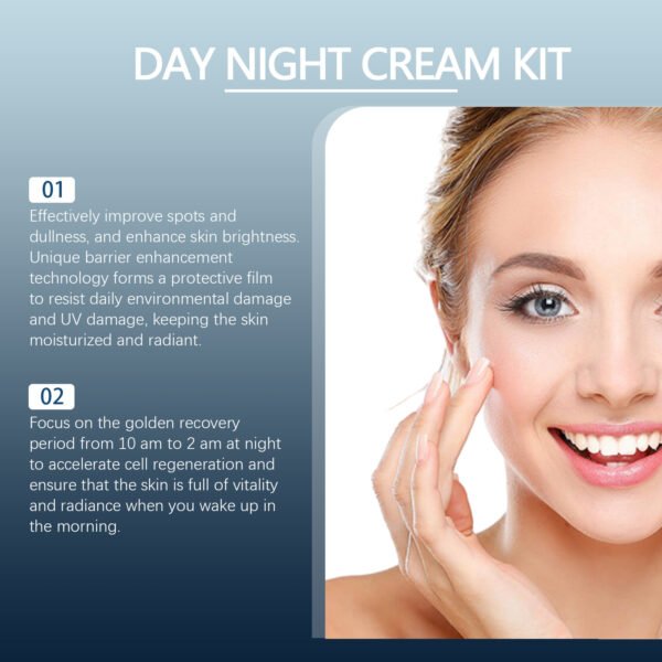 Jayswing Day Night Cream 2-piece set 31 shield face cream moisturizing and moisturizing skin 102 night cream repairing skin - Image 4