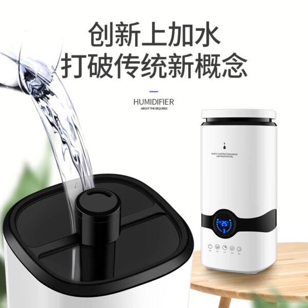 Desktop air humidifier for home use, silent bedroom, pregnant women, babies, aromatherapy humidifier, ultrasonic, heavy fog volume - Image 2