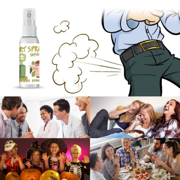 Jaysuing April Fools' Day prank fart spray, practical joke toy, concentrated stinky liquid for pranks - Image 3