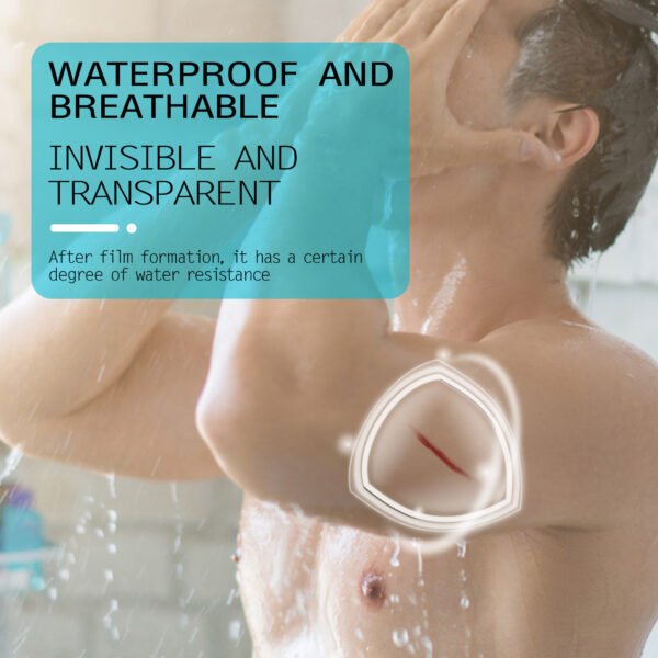 Jaysuing Waterproof liquid band - aid spray. A wound - protecting, invisible film - forming, waterproof and breathable nursing spray - Image 3