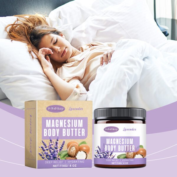 WoodSleep Lavender body moisturizing lotion. It can moisturize the body, replenish water, relieve sleep, and provide a refreshing skin - care experience.