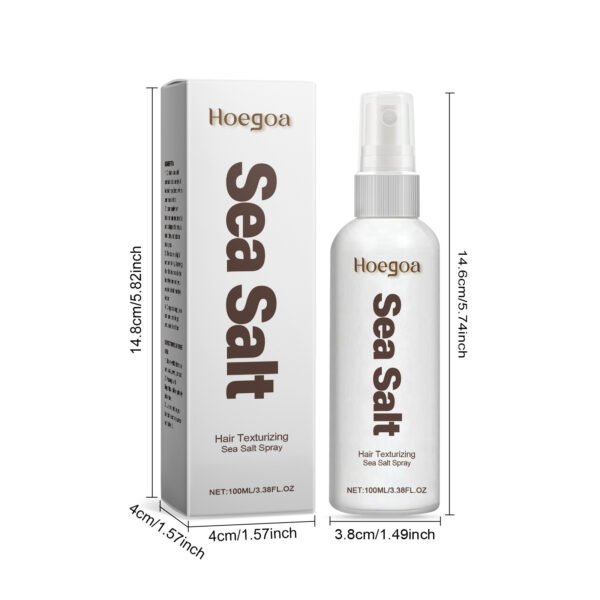 HOEGOASea salt dry hair spray, a lazy person's hairspray for fluffy, fresh and oil-removing, no-rinse hair styling dry hair spray. - Image 6