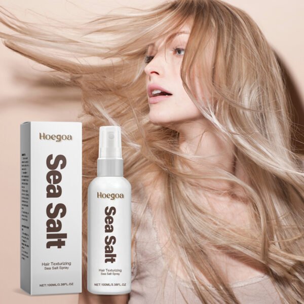 HOEGOASea salt dry hair spray, a lazy person's hairspray for fluffy, fresh and oil-removing, no-rinse hair styling dry hair spray.