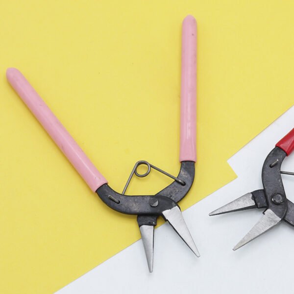 DIY pliers, handmade multifunctional tool, pointed nose, toothless flat mouth pliers, jewelry, opening ring, hanging ring - Image 3