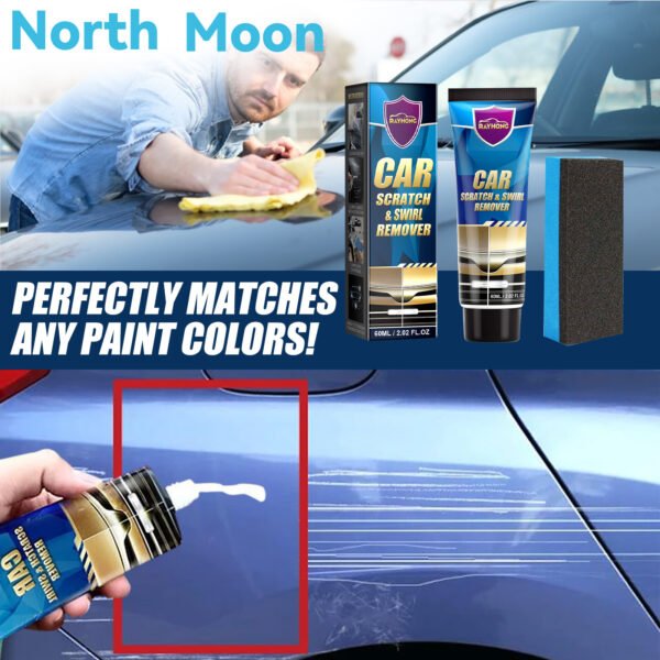 Rayhong Automobile scratch care paste. It is used for scratch polishing, touch-up painting, car maintenance and paint surface refurbishment. - Image 3