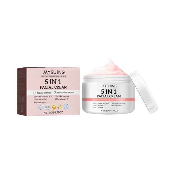 Jaysuing  5-in-1 Firming Cream. A facial cream that firms, reduces wrinkles, moisturizes, and protects the skin from aging. - Image 14