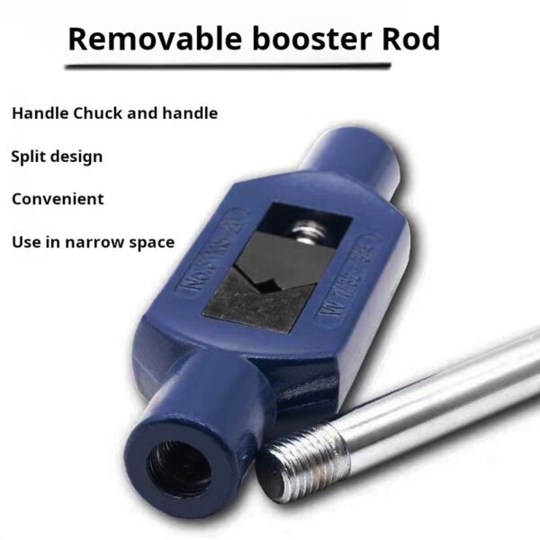 Manual tap wrench, adjustable tapping tooth hinge, T-shaped tapping chuck, fully steel wire tapping fixture tool - Image 3