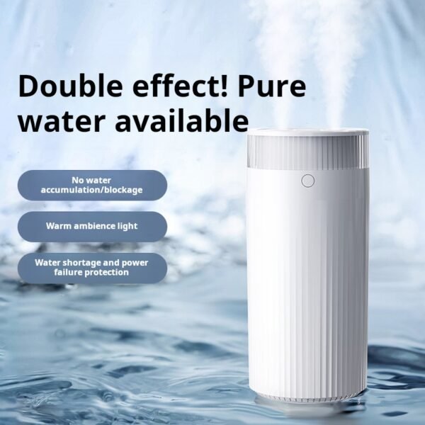 New humidifier for home use, dual spray fog, USB night light, air humidifier, office, dormitory, desktop humidifier