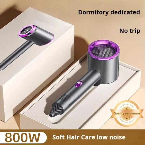 Hair dryer for household use, high-speed and high-power water moisturizing negative ion hair care, male and female dedicated constant temperature air duct for student dormitories - Image 2