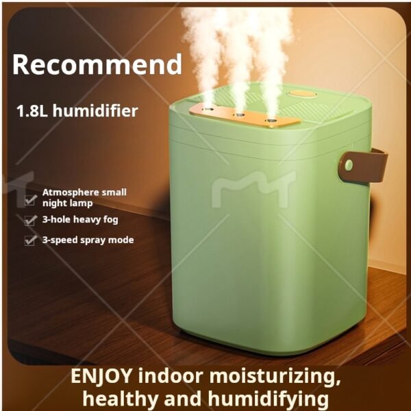 New humidification three spray humidifier usb large capacity household dormitory bedroom office night light humidification