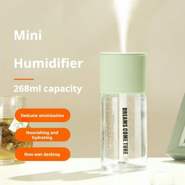 Never forget USB humidifier, home bedroom, office, desktop, student dormitory, car mounted humidification, large spray mini