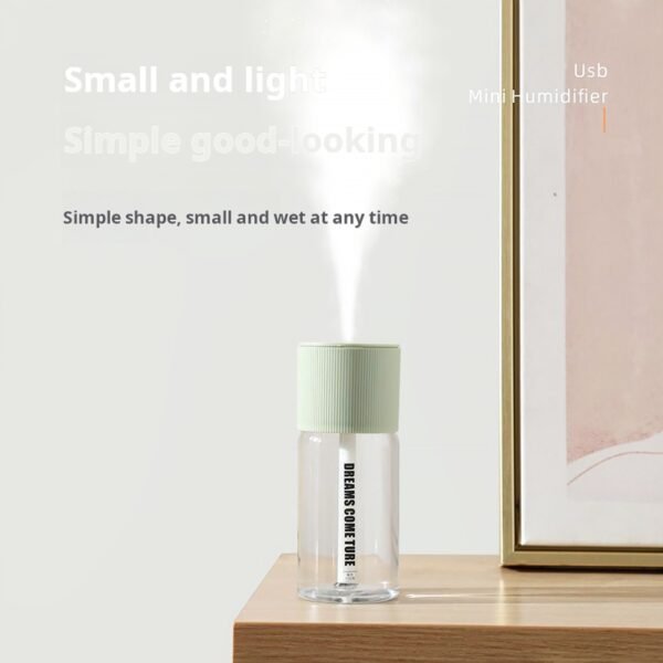 Never forget USB humidifier, home bedroom, office, desktop, student dormitory, car mounted humidification, large spray mini - Image 2