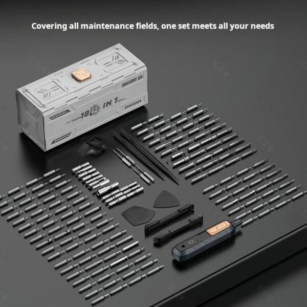 Manual magnetic multifunctional mobile phone and laptop repair 180 in one precision small screwdriver set tool - Image 2