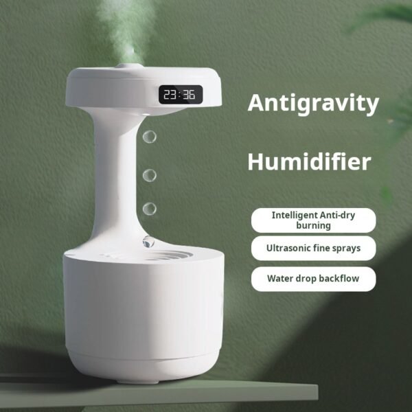 Anti gravity humidifier, large capacity home office bedroom, mini USB desktop, air droplet backflow aromatherapy machine - Image 2