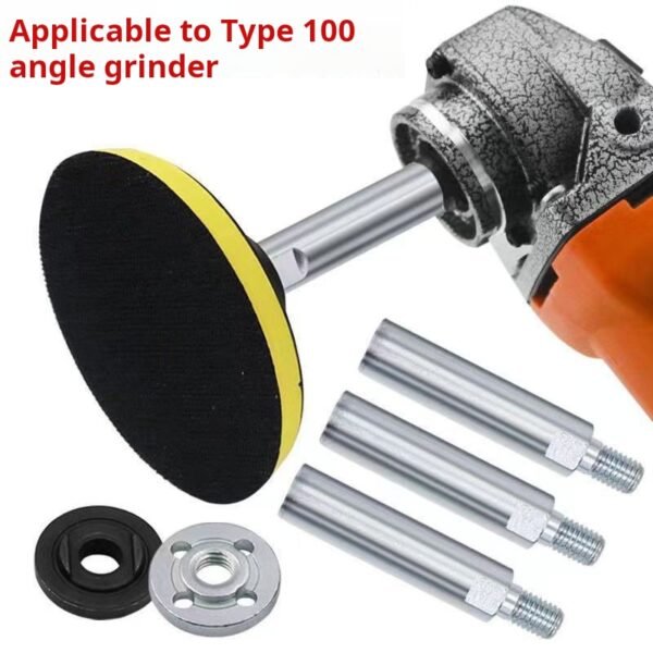 Complete list of accessories for universal 100 type angle grinder, cutting machine disassembly, socket extension rod, wrench tool, electric artifact