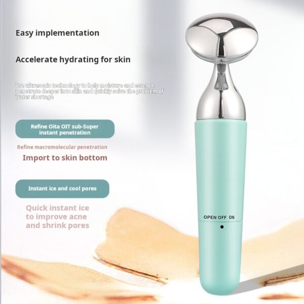 Electric facial cleanser, facial lifting and firming beauty instrument, vibration portable massage instrument, ion introduction instrument - Image 2